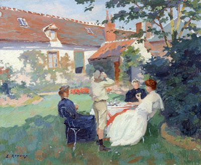 Hora del té de Jules Ernest Renoux